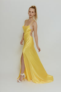sexy in yellow dress