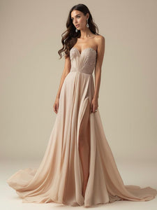Beaded Champagne dress
