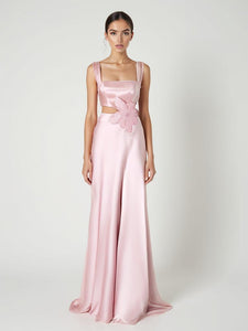 baby pink with beaded motife