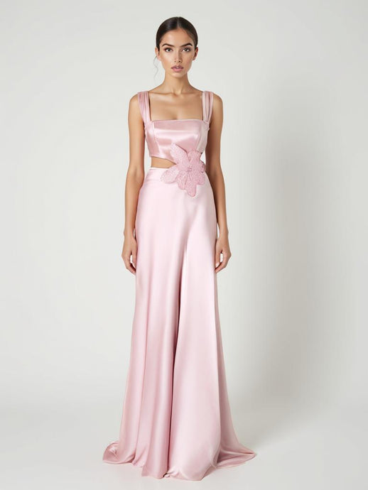 baby pink with beaded motife
