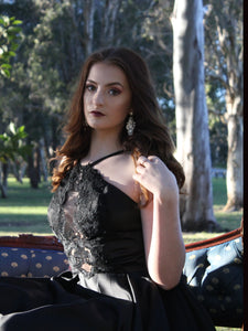 halter neck formal dress